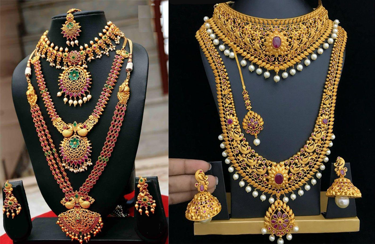 jewellery set in karaikudi